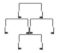 Homoyoyo Lot de 4 Butées de Matelas Antidérapantes en Métal Barres de Maintien 6X80X210 MM Supports Robustes pour Sommier Empêchent Le Glissement du Matelas au Pied du Lit Fixation