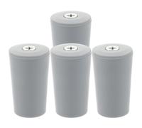 Homoyoyo Lot de 4 Butées de Stores en Plastique Gris pour Volets Roulants, Pièces de Rechange Solide et Légères, Butée D’obturateur Sécurisant L’arrêt, Accessoire Essentiel pour Fenêtres