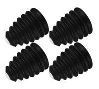 Homoyoyo Lot de 4 Couvercles de Poussière pour Perceuse à Percussion avec Anneaux en Caoutchouc, Protection Anti-Fuite Extensible et Solide, Fixation Étanche pour Usage Chantier