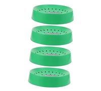 Homoyoyo Lot de 4 d'Élevage pour Pigeons Bol de Nidification en Plastique Solide Accessoire pour Oiseaux Nid Pigeon et Caille pour et L'Extérieur