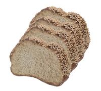 Homoyoyo Lot de 4 Fausses Tranches de Grillé Imitation Réaliste en Plastique pour Décoration Alimentaire, Présentation Boulangerie et Photographie Culinaire, Modèle Alimentaire Factice