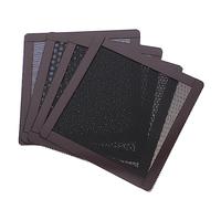 Homoyoyo Lot De 4 Grilles Magnétiques pour Ventilateur De Châssis Dordinateur 12 X 12 Cm Anti-poussière pour Boîtier Dordinateur