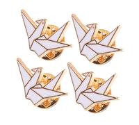 Homoyoyo Lot De 4 Jolies Broches En Origami Accessoire De Mode Pour Femme