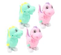 Homoyoyo Lot de 4 Jouets Mécaniques Dinosaures à Remontoir pour Garçon et Filles, Jouets Amusants sans Pile, Couleurs Aléatoires, Taille Compacte, Jeu Développement des Couleur Aléatoire