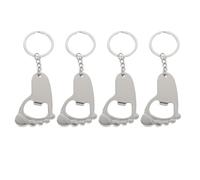 Homoyoyo Lot de 4 Ouvre-bouteilles en Alliage de Zinc, Compacts et Polyvalents, pour Capsules de Bière, Usage Extérieur Cuisine, Outils de Camping Robustes et Légers pour Maison, Bar