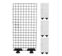 Homoyoyo Lot De 4 Panneaux De Séparation pour Aquarium Grille en Plastique Séparateur pour Aquarium Cage À Œufs avec Clips pour Filtration Et Protection du Fond