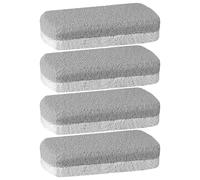 Homoyoyo Lot de 4 Pierres Ponces Double Face Pieds Exfoliant en Mousse et Verre Râpe à Talons Réutilisable Outil Pédicure pour Éliminer Peaux Mortes et Callosités Soin Pieds Doux et