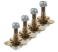 Homoyoyo Lot de 4 Roulements de Remplacement pour Chaise à Bascule M8 X 55 MM Ferrures Métalliques Précises pour Meubles Quincaillerie Solide pour Fauteuil Bascule Accessoires de