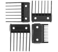 Homoyoyo Lot de 4 Sabots de Tondeuse à Cheveux Multifonctions, Petites Tailles 3-12 Mm, Guides de Coupe Précis en Acier Robuste, Accessoires Professionnels pour Coiffure à Domicile