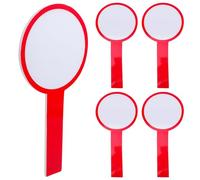 Homoyoyo Lot de 4 Tableaux de Score Effaçables à Sec 15 X 30 Cm, Tableaux Blancs Portables Légers pour Élèves et Enseignants, Pagaies de Réponse Réutilisables pour Salle Couleur Aléatoire