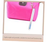 Homoyoyo Lot De 4 Tubes à Cils Portables 10 Cm Brosses à Cils En Acrylique Bleu Pour Maquillage Féminin Porte-clés Suspendu Réutilisable