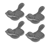 Homoyoyo Lot de 4 Ustensiles Cuisine en Fonte Naturelle D’Oiseau Apport de Fer Végétalien pour Sportifs Femmes Enceintes et Garçon et Filles Outil Sain pour Supplément de Fer