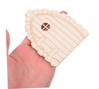 Homoyoyo Lot De 40 Mini Portes De Fées En Pour Décoration De Porte Elfique Pour Travaux Manuels Pour Jardins En Tranches De Pour Arbres Pour Extérieur En Tranches De