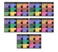 Homoyoyo Lot de 5 Autocollants D’index Mensuels Auto-adhésifs, Couleurs Assorties, Solide et Pratiques pour Bloc-notes, Organisateur de Documents et Fournitures Scolaires Couleur Aléatoire