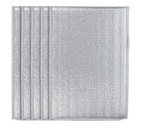 Homoyoyo Lot de 5 Housses pour Pots de Fleurs 3 Gallons en Film Isolant Double Face Aluminium Protection Thermique Anti-Gel et Anti-Chaleur pour Intérieur et Extérieur Jardin