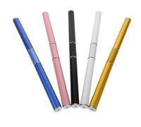 Homoyoyo Lot de 5 Outils à Points pour Ongles Double Embout en Métal Inoxydable Embout Cire pour Application Précise de Cristaux, pour Nail Art Professionnel