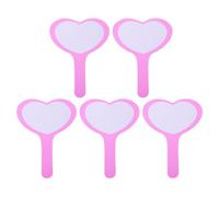 Homoyoyo Lot de 5 Tableaux de Score Effaçables Portatifs de Cœur 20x28 Cm Unilatéraux, Tableau Blanc à Sec pour Vote et Enchères, Accessoire Léger et Réutilisable pour Arbitres