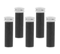 Homoyoyo Lot de 5 Têtes de Rouleaux de Rechange en ABS pour Lime à Pieds Électrique Papier de Verre Doux Adaptées pour Pédicure Élimination des Callosités Usage Quotidien Compatibles