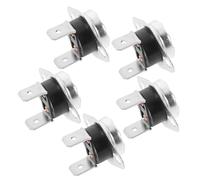 Homoyoyo Lot De 5 Thermostats De Remplacement 250v 16a 85℃ Pour Sèche-linge, Fusible Thermique D'appareil Électroménager, Élément Chauffant Compatible, Protections Surchauffe Et Surcharge