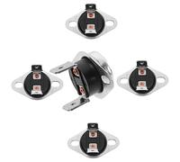 Homoyoyo Lot De 5 Thermostats De Sécheuse 250v 16a 185℉ Thermoplongeurs Pour Sèche-linge, Éléments Chauffants Fiables Pour Remplacement De Pièces D'appareils Électroménagers