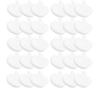 Homoyoyo Lot de 50 Boules de Mousse Hérisson Blanches pour Bricolage Créatif, Matériau Écume Peinturable, pour Décoration de Fête et Loisirs Artisanaux