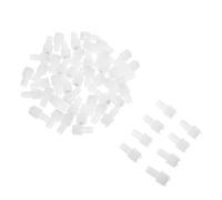 Homoyoyo Lot de 50 Têtes de Filtre en Plastique Maille Fine pour Tuyau D’Arrosage Filtre à Eau de Rechange Crépine Anti-Poussière pour Distributeur D’Eau et Préparation de Thé
