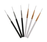 Homoyoyo Lot de 6 Applicateurs de Précision pour Cils et Sourcils Brosses Micro-Fines Spirales Flexibles Noir et Blanc pour Rehaussement Extensions et Maquillage des Yeux en Voyage