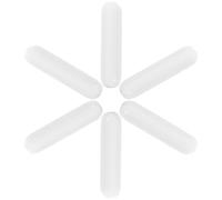 Homoyoyo Lot de 6 Barreaux Magnétiques Mini en Ptfe pour Laboratoire, Agitateur Magnétique Compact C7x30mm, Résistance Thermique Élevée, Agitation Rapide et Homogène des Liquides, Usage