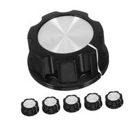 Homoyoyo Lot De 6 Boutons De Commande Pour Autocuiseur En Plastique Pour Four Électrique Friteuse À Air Noir Abs