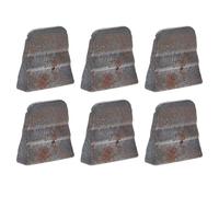 Homoyoyo Lot de 6 Cales Métalliques en Fer pour Poignée de Marteau Coins Plats de Sécurité Cales de Remplacement Robustes pour Outils Agricoles Construction