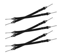 Homoyoyo Lot de 6 Cordons Réglables Noirs pour Lunettes de Sport Garçon et Filles - Sangle Légère et Antidérapante pour Maintien Sécurisé Lunettes de Soleil, Activités Extérieures