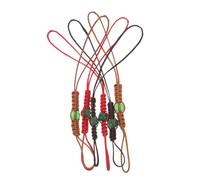 Homoyoyo Lot de 6 Cordons Tissés la Main pour Couvercle de Théière, Sangle de Sécurité Anti-chute en Coton, Accessoires pour Théière en Argile, Verre et Fonte, Cérémonie du Thé