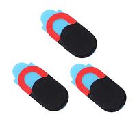 Homoyoyo Lot De 6 Couvertures De Webcam Ovales pour Ordinateur Portable Et Smartphone, Protection Confidentialité Curseur, Design Compact Et Noir Bord