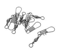 Homoyoyo Lot de 6 Crochets de Connexion Mousqueton Petit Métal pour Roulements D'axe de Cerf-Volant, Accessoire de Remplacement Compact et Polyvalent pour Cerfs-Volants de Plein Air