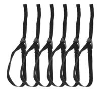 Homoyoyo Lot de 6 Dragonnes Réglables en Nylon pour Bâtons de Ski Randonnée, Confortables et Adaptées à Toutes Tailles de Poignet pour Usage Quotidien