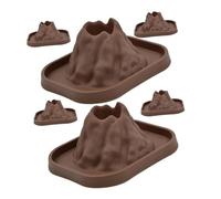 Homoyoyo Lot de 6 Modèles de Volcans Soi-même, Scientifique Éducatif pour Expériences Éruptions Volcaniques, Maquettes Compactes en Plastique, pour Projet Scientifique Garçon et Filles