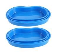 Homoyoyo Lot de 6 Plateaux Médicaux ABS pour Distribution de Pilules - Organisateur de Remède Compact - Plateau à Pilules Petit Moyen et Grand - Plateau Distributeur pour Chariot