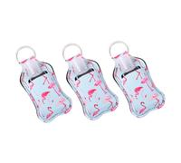 Homoyoyo Lot De 6 Set De Bouteilles Rechargeables De 30 Ml Étui En Néoprène Portable, Flacons Vides Couvercles Rabattables, Pour Lotions, Savons Et Parfums En Voyage