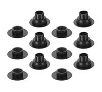 Homoyoyo Lot de 6 Sets de Tiges Porteuses de Ballons pour Foot, Bagues de Remplacement 30 Mm pour Table 1,4 M, Accessoires de Foot Noirs, Pièces de Rechange Solide pour Jeux D’Arcade