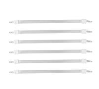 Homoyoyo Lot de 6 Tubes Chauffants en Quartz Infrarouge 26 CM Élément Chauffant Tubulaire pour Radiateur Électrique Pièces de Rechange pour Chauffage D’Appoint Bureau et Maison