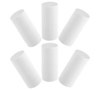 Homoyoyo Lot de 6 Tubes Vides pour Déodorants Stick 15 Ml en Plastique Blanc Rechargeables à Fond Rotatif Hermétiques et Compacts pour Cosmétiques Solides et Parfums Portables