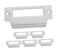 Homoyoyo Lot De 6 Verrous De Sécurité Pour Porte Plaque De Sécurité Dispositif De Renforcement Plaque De Sécurité Gâche De Sécurité Porte En Acier Inoxydable Argenté