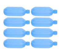 Homoyoyo Lot de 8 Blocs Réfrigérants Rechargeables 12 X 5 X 3,5 Cm en Plastique Bleu pour Ventilateur de Refroidissement, Compresse Froide Instantanée Réutilisable, Accessoires
