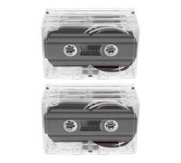 Homoyoyo Lot de 8 Cassettes Audio Vierges 60 Bandes d'Enregistrement Musical en Plastique Cassettes d'Enregistrement Vocal Polyvalentes pour Usage Domestique Interviews et Podcasts