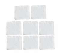 Homoyoyo Lot De 8 Couches en De Coton Bavoirs pour Bébé Vêtements De Toilette pour Bébé Bavoirs pour -Né Blancs