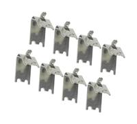 Homoyoyo Lot De 8 Pinces Pour Étagères De Réfrigérateur Et De Congélateur En Acier Inoxydable Montage Facile