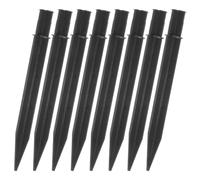 Homoyoyo Lot de 8 Piquets de Rechange en Plastique Léger pour Lampes Solaires de Jardin Piquets de Sol Stables et Résistants aux Intempéries Accessoires pour Éclairage Extérieur de