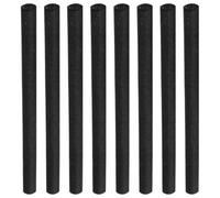 Homoyoyo Lot de 8 Tiges Cylindriques en Graphite 6 Mm, Baguettes de Carbone pour Agitation en Creuset, Outils Conducteurs pour Fusion Métal en Laboratoire, Bâtonnets Réutilisable