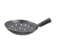 Homoyoyo Louche à Tamiser en Fer 23 CM pour Jardin Pelle Métallique Multifonction pour Nettoyage des Gouttières, Enlèvement de Boue et Feuilles, Outil Agricole Polyvalent pour Entretien