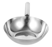 Homoyoyo Louche Acier Inoxydable Robuste Cuillère à Soupe Profonde Antidébordement Manche Antidérapant Ergonomique Ustensile Cuisine Inox Professionnel Multifonction pour Maison et